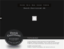 Tablet Screenshot of dansk-gastronomi.dk